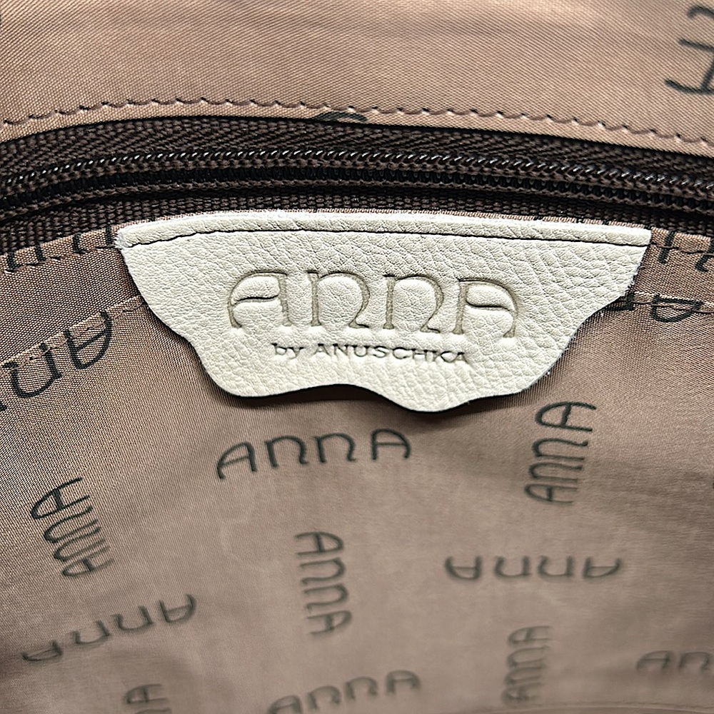 Anna Anuschka Light Pink Hand Painted Floral Leather Crossbody Bag Purse 🌸🌸 - Picture 9 of 9